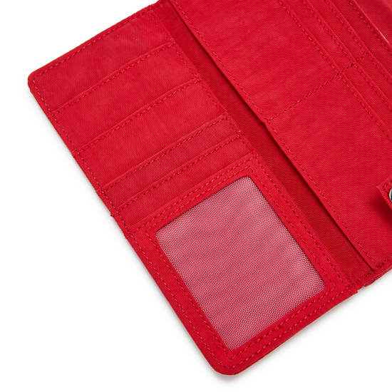 Kipling Money Land Snap Wallet Wallets Red Rouge | CA 2193GS